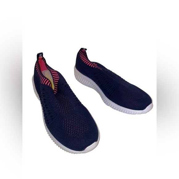 Women Size‎ 44 Knit Mesh Slip-On Sneaker Shoe Casual Walk Running Breathable - Picture 3 of 7